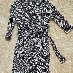 Work approved wrap dress